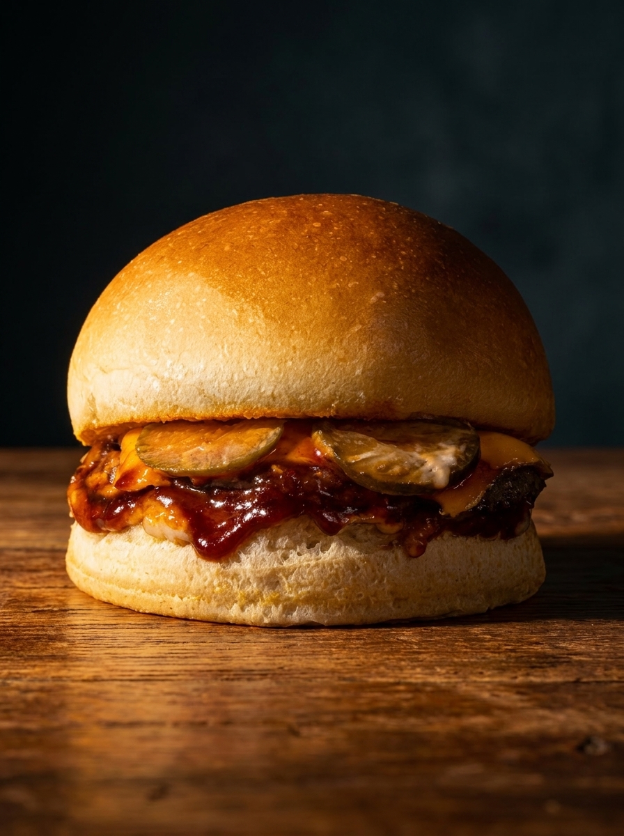 Korean Cheese Burger