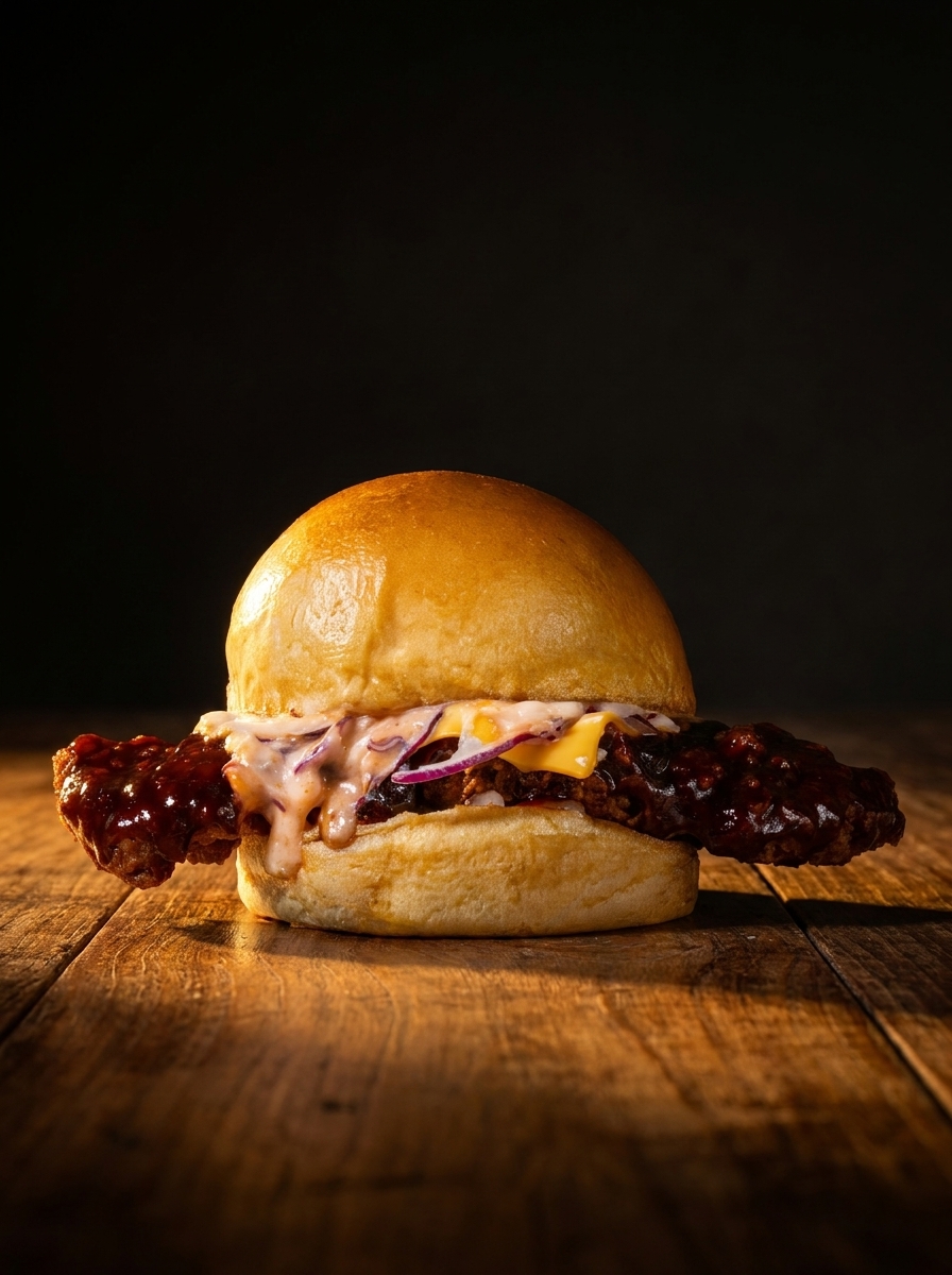 Korean Tavuk Burger